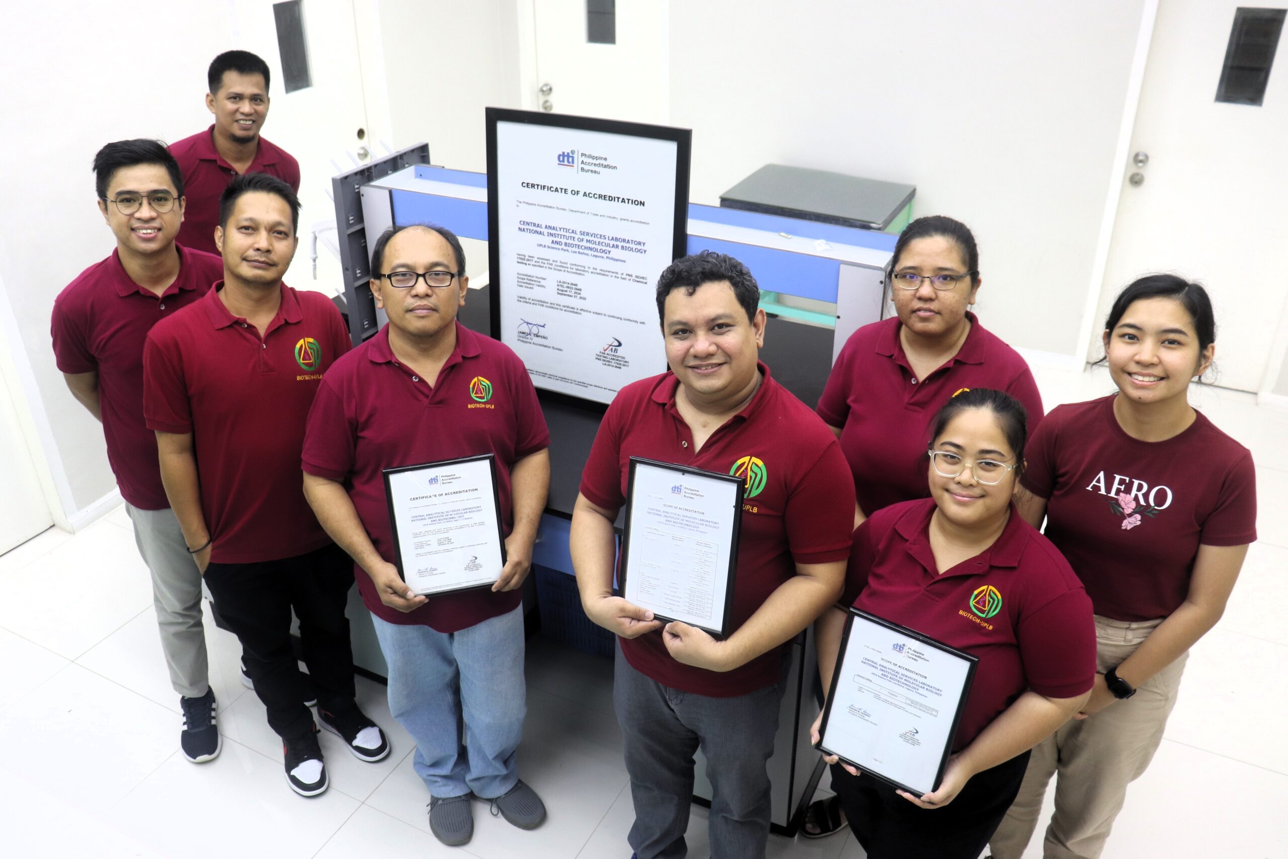 BIOTECH’s Central Analytical Service Laboratory reaches a decade of ISO accreditation